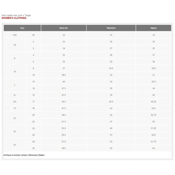 Kate Spade Target Women's Clothing 
New with tags 
Size xxs - Picture 6 of 12